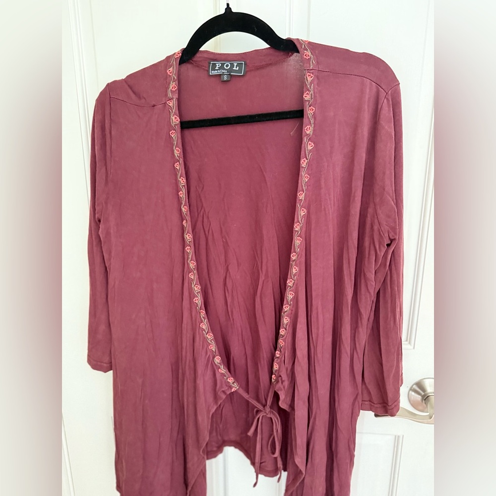 POL Burgundy Top